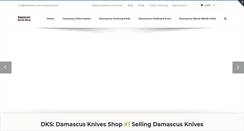 Desktop Screenshot of damascusknivesshop.com